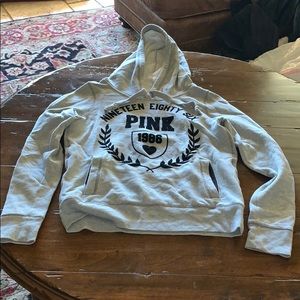 PINK grey hoodie